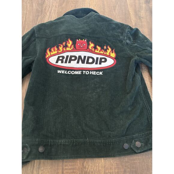 RIPNDIP Corduroy Jacket Green - Picture 2 of 5